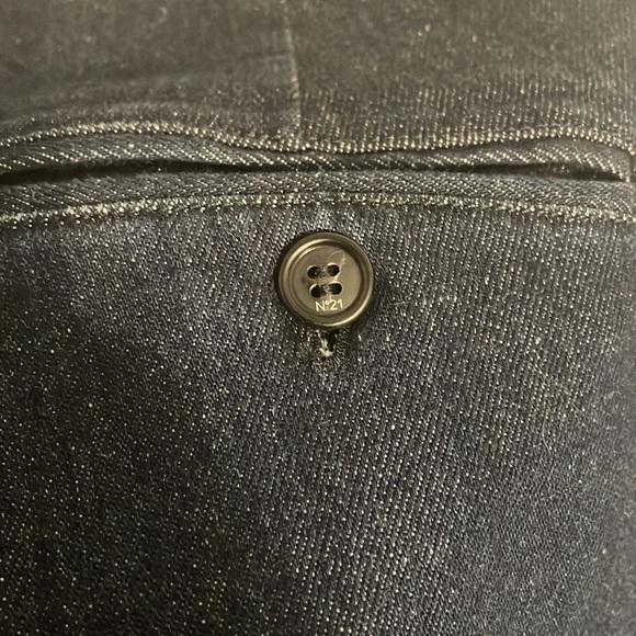 No21‎ Numero Ventuno | Dark Wash Ventuno Ankle Jeans Piping Details Size 26 - Picture 9 of 10